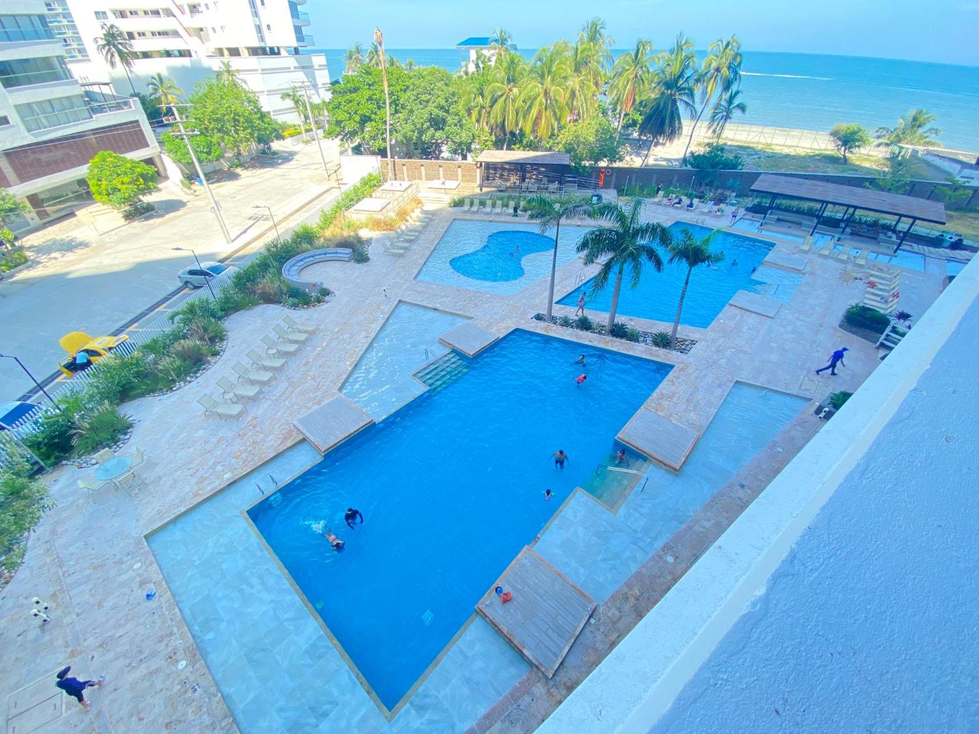 Apartamentos Reserva Del Mar - Frente Al Mar By Soho Санта-Марта Экстерьер фото